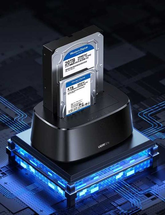 Док-станція UGREEN CM198 USB 3.0  SATA Dual-Bay Hard Drive Duplicator