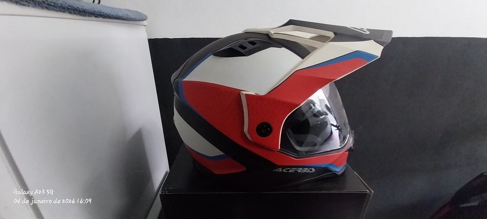 Capacete de mota