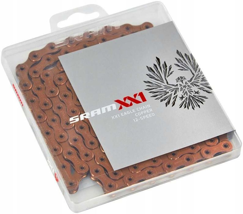 Łańcuch 12 rzędowy SRAM XX1 Eagle Copper wersja BOX 126 ogniw