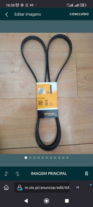 Correia acessórios continental 6 PK 2050
