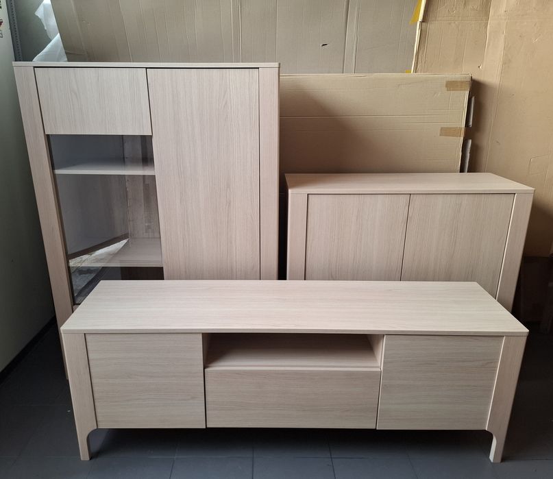 Nowy zestaw mebli, RTV, witryna,komoda