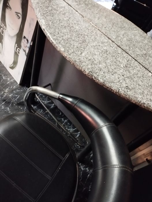 Equipamento de cabeleireiro espelhos cadeira secador carrinho misturad