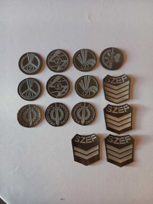 Naszywki wojskowe specjalności LWP PRL