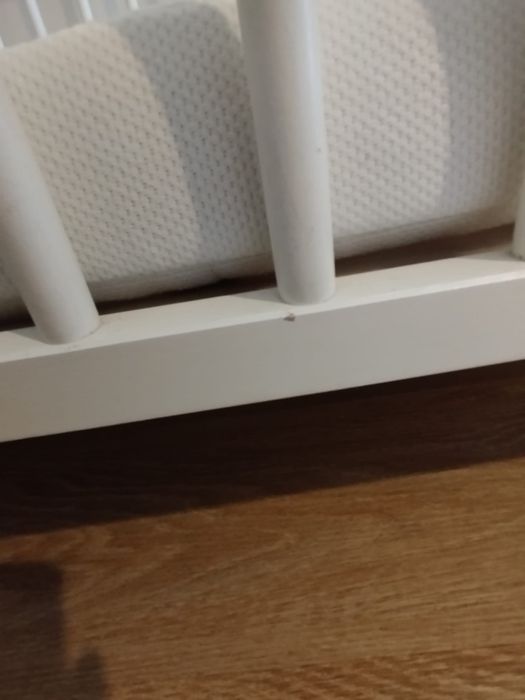 Berço IKEA GULLIVER + colchão KRUMMELUR + revestimento LENAST