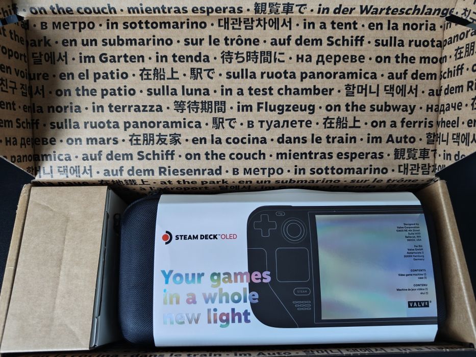 Steam Deck OLED 512GB, на гарантії, повний комплект + чохол