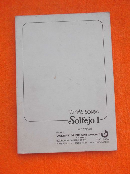 Exercícios Graduados de Solfejo - Tomás Borba