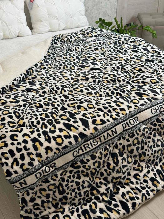 Акція 3 дні! Тепла хутро велюрова ковдра на овчині велюрове покривало