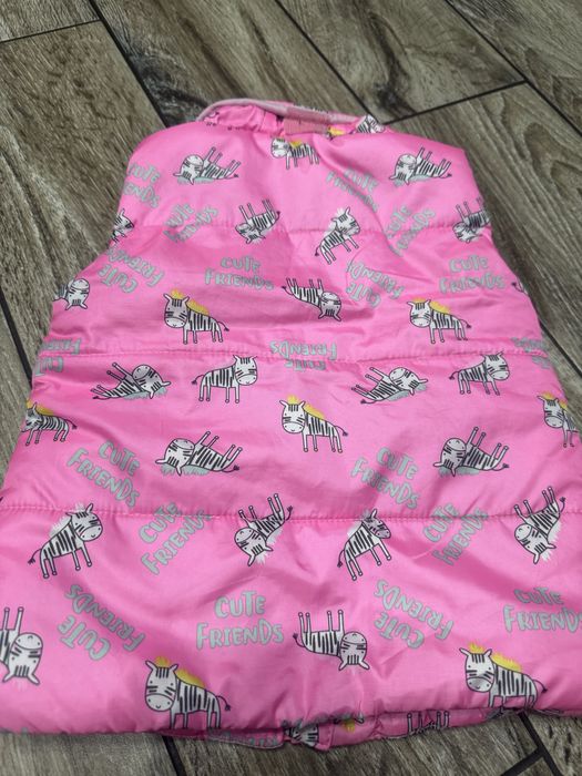 Dwupak Kamizelka bezrękawnik rozmiar 80