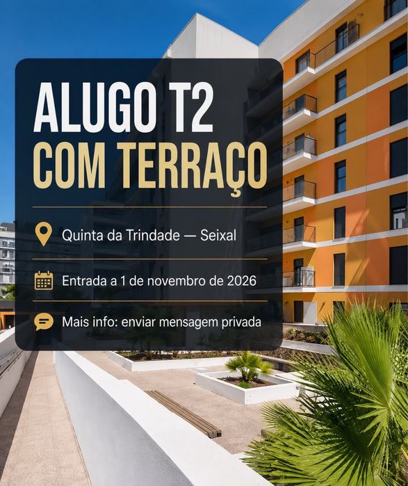 Apartamento t2 quinta da trindade c/terraço