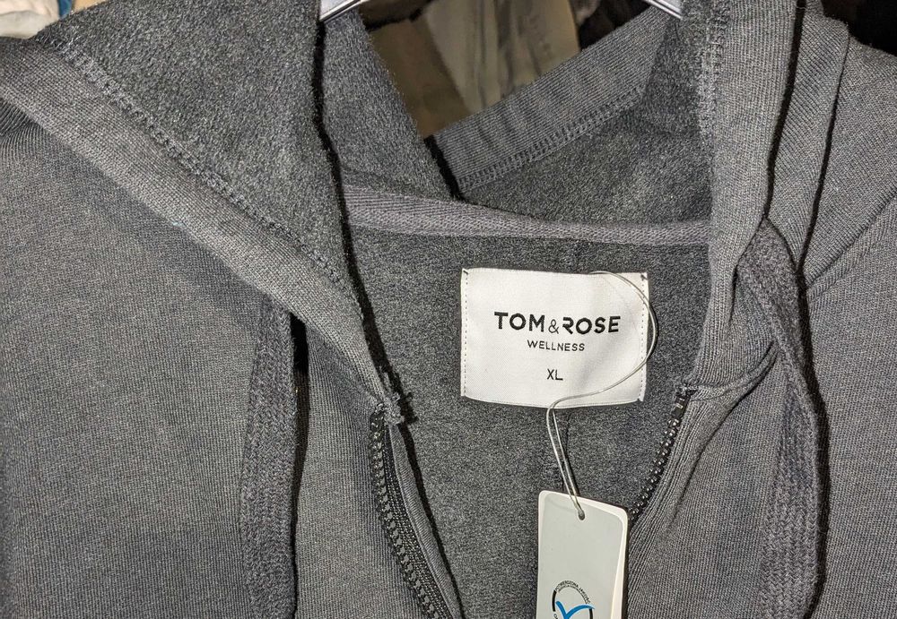 tom rose wellness nowa bluza damska z kapturem roz XL