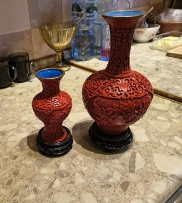 Wazony Cinnabar ręcznie robione