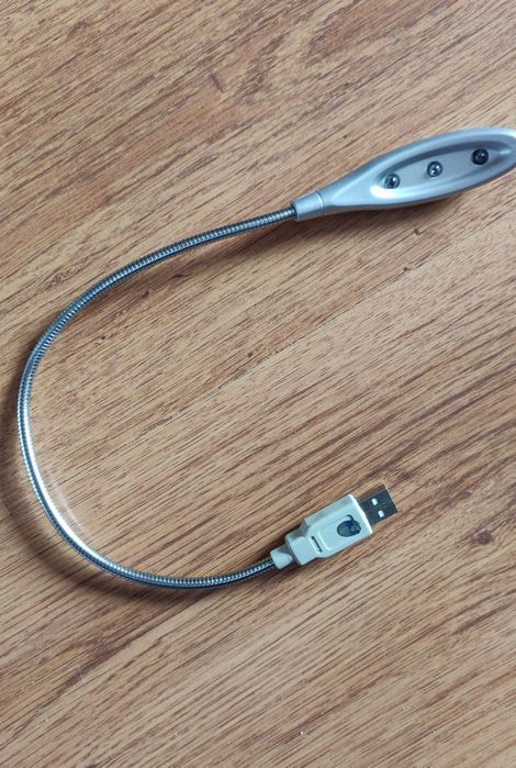 Lampka 3 LED na USB giętka
