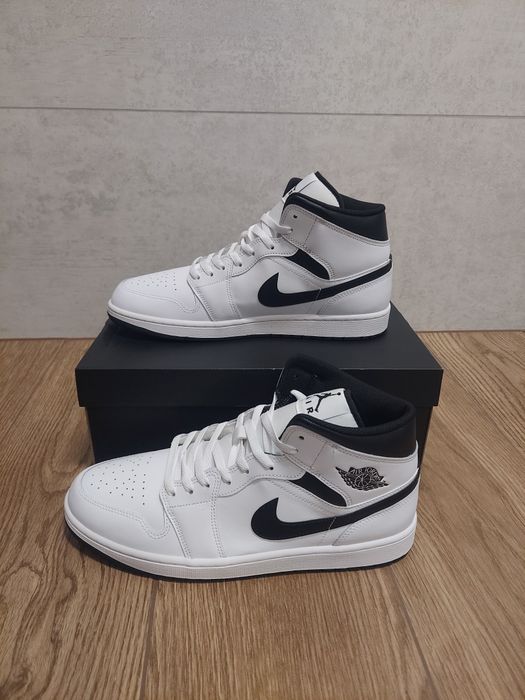 Buty Nike Air Jordan I Mid białe r. 47.5