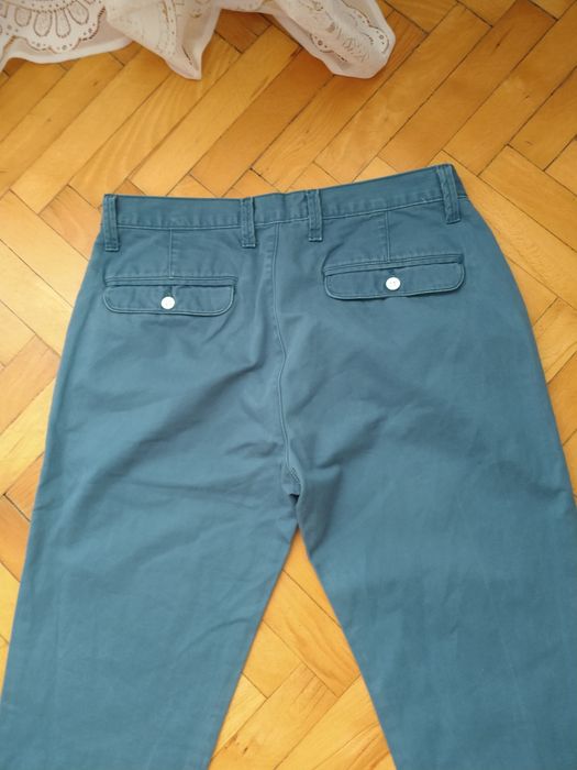 Spodnie męskie jeans 32l /32 turkusowo oliwkowe