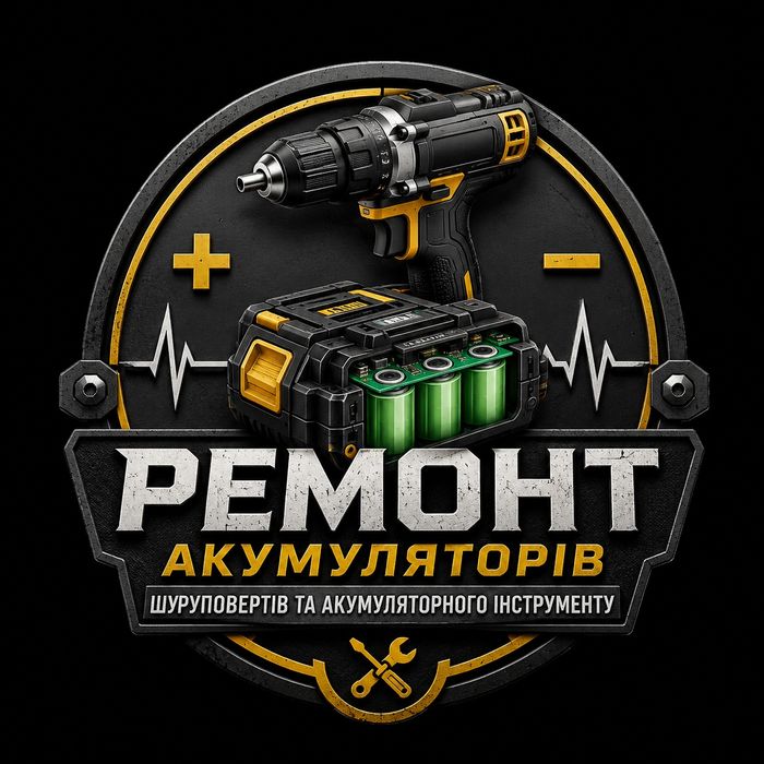 Ремонт акумуляторів шуруповертів та акумуляторного інструменту. Відновлення, перепаковка.