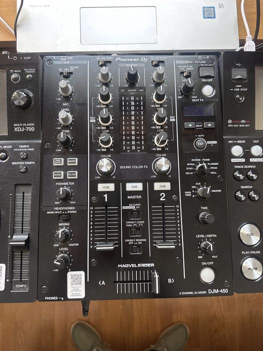 Pioneer DJM 450 + 2 XDJ 700