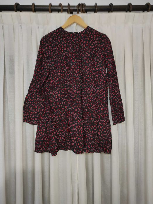 Vestido curto com padrão