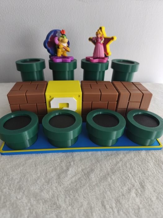 Expositor Gamer Retro para Colecionáveis e Decoração Setup