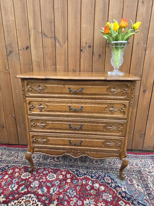 Komoda ludwikowska z półkami, unikalny design #2215 Stylowy Węgrów