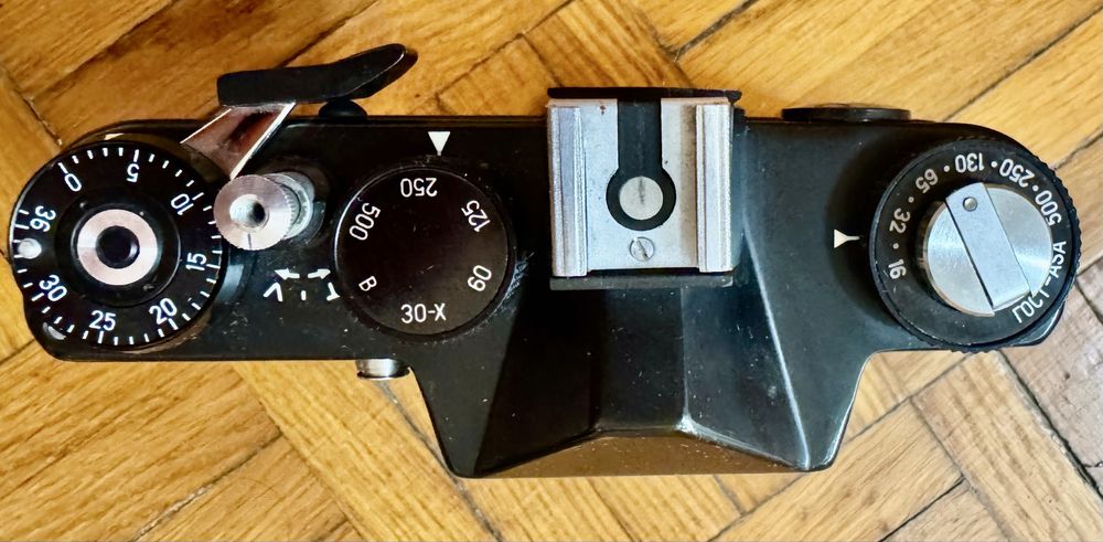 Zenit 12XP Film Camera with Helios-44M-4 2/58 Case USSR black