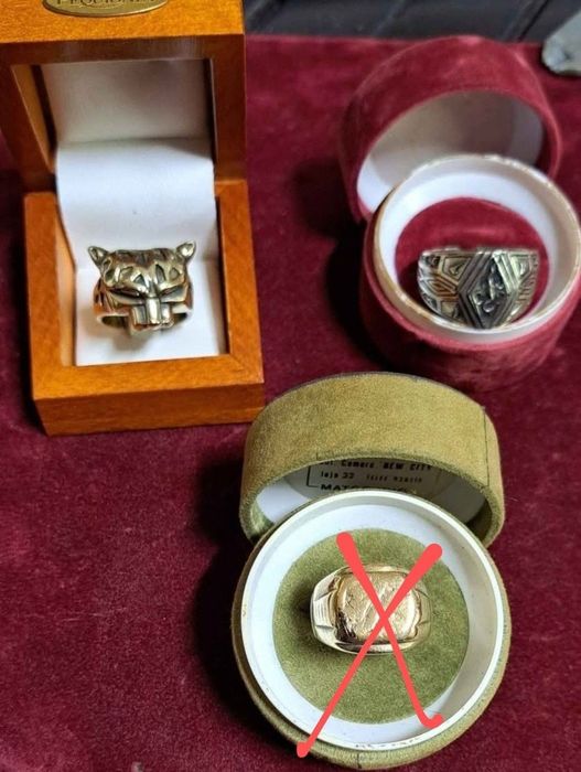 Aneis Raros vintage.