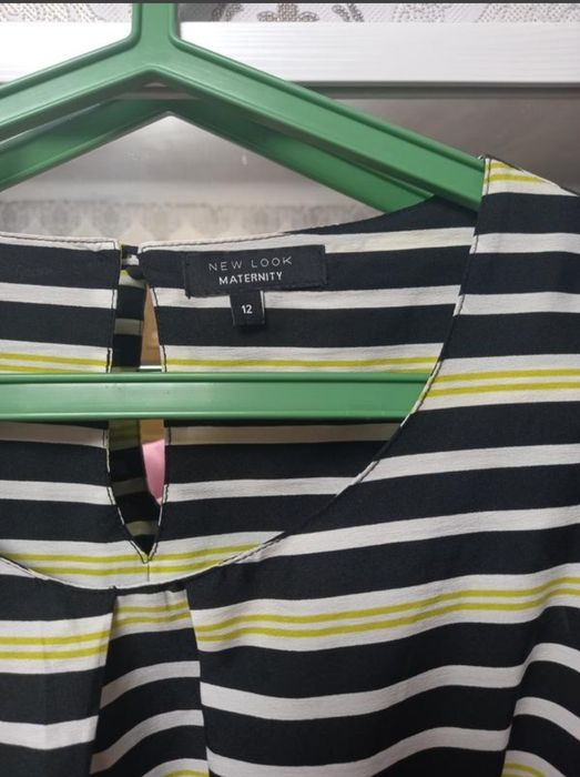 Сарафан літній сукня плаття у смужку в квіти на резинці для вагітних