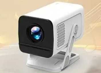 Projetor Led (colunas som, Bluetooth 5, WiFi 6, HDMI, USB, comando remoto)