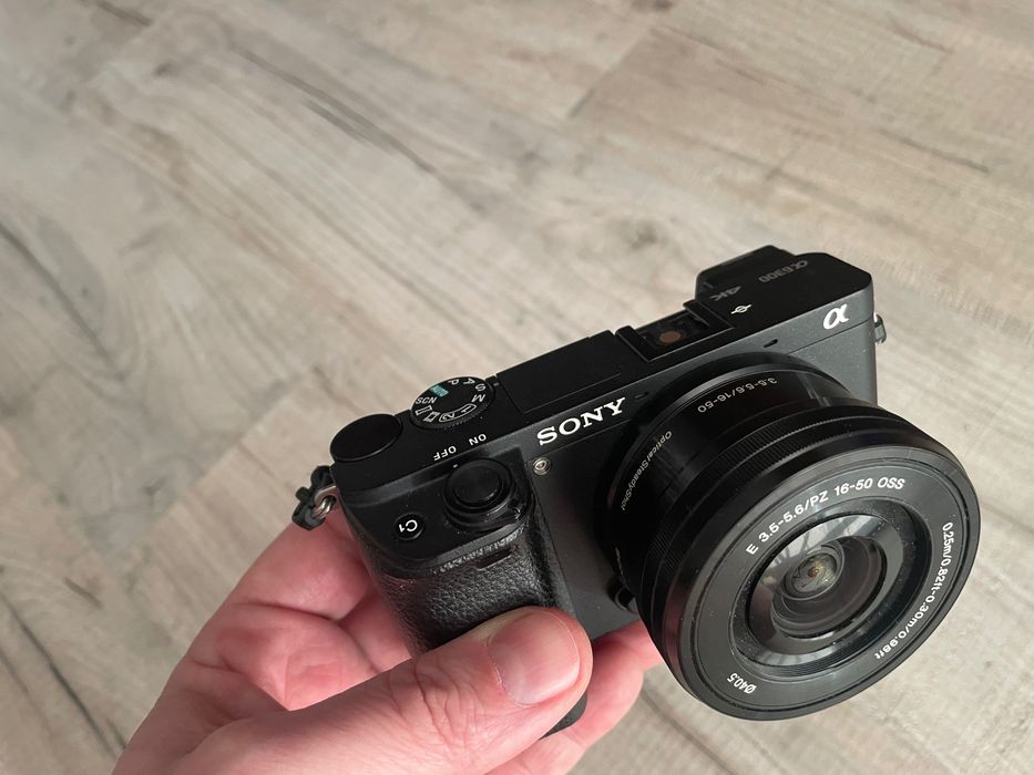 Aparat Sony Alpha 6300 + obiektyw 16-50 | Stan idealny | 2260 zdjęć