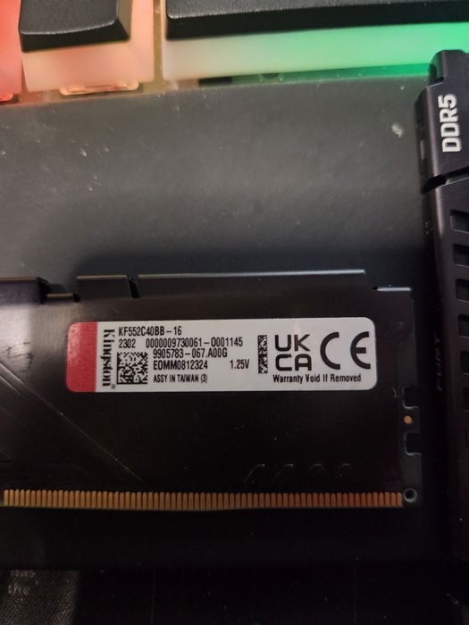 Kość ram DDR5 1x 16GB 5200Mhz CL40