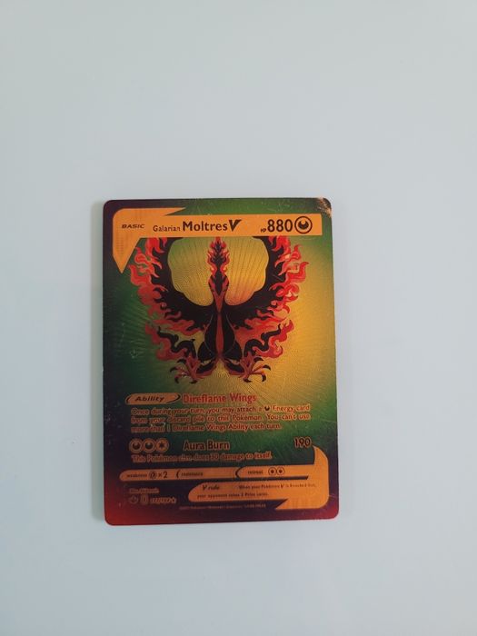 Limitowana karta pokemon Moltres  hp 880