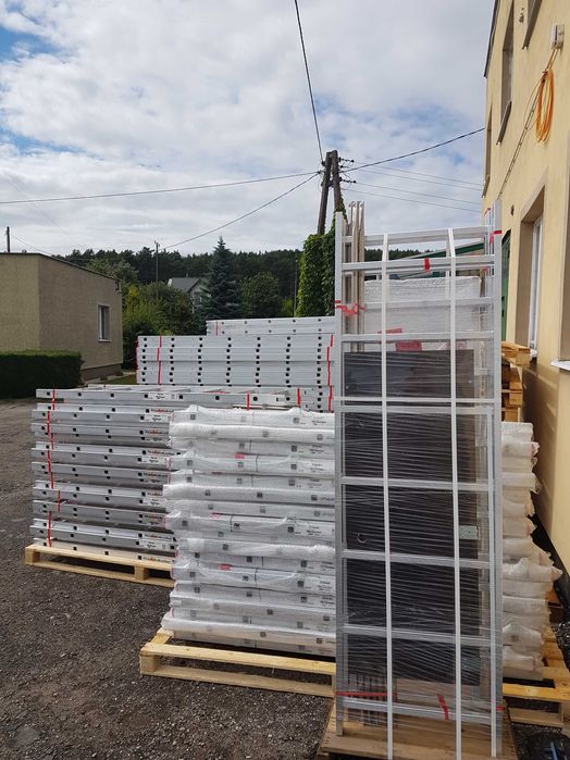 Rusztowanie aluminiowe jezdne FARAONE AK400 z opcją na schody w.r. 5 m