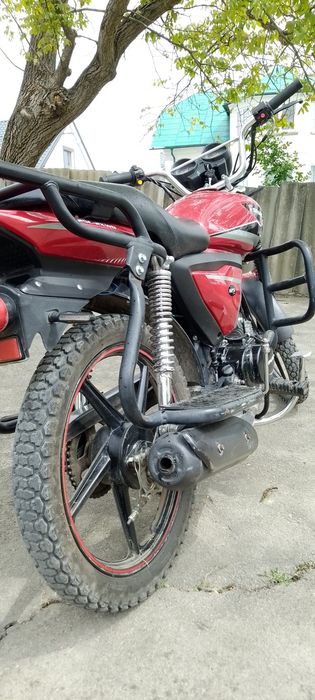 Мотоцикл на ходу