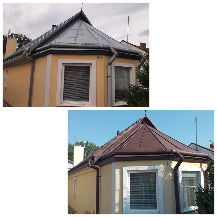 Фарбування дахів