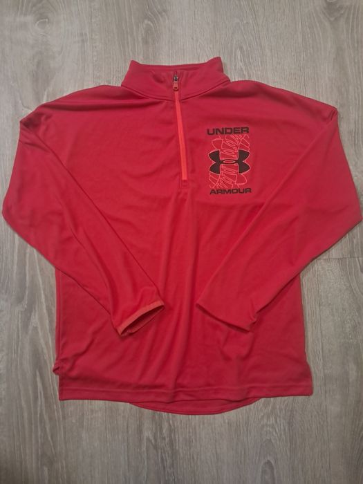 Червоний лонгслів Under Armour