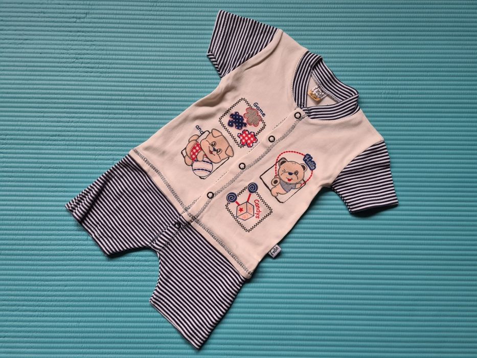 Pajacyk z krótkimi nogawkami r. 74 NIENOSZONY