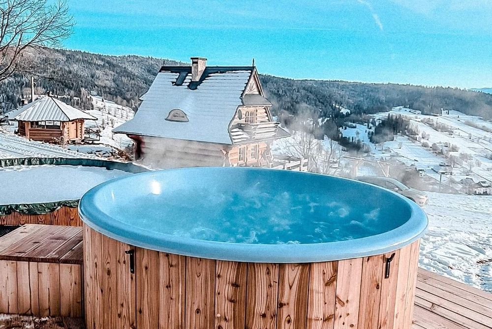 Jacuzzi ogrodowe balia wanna spa