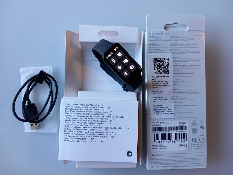 Pulseira desportiva Xiaomi Redmi Smart Band Pro nova