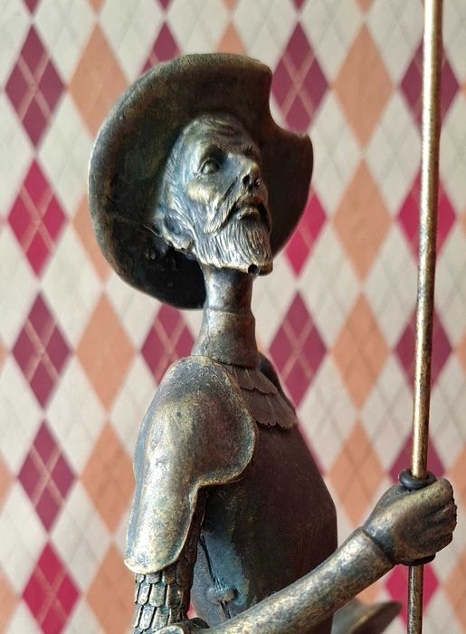 Estatueta D. Quixote e Sancho Pança