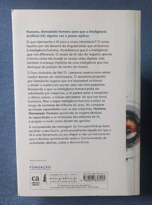 Humano, Demasiado Humano; O que nos torna únicos na era da inteligência artificial - Neil D. Lawrence