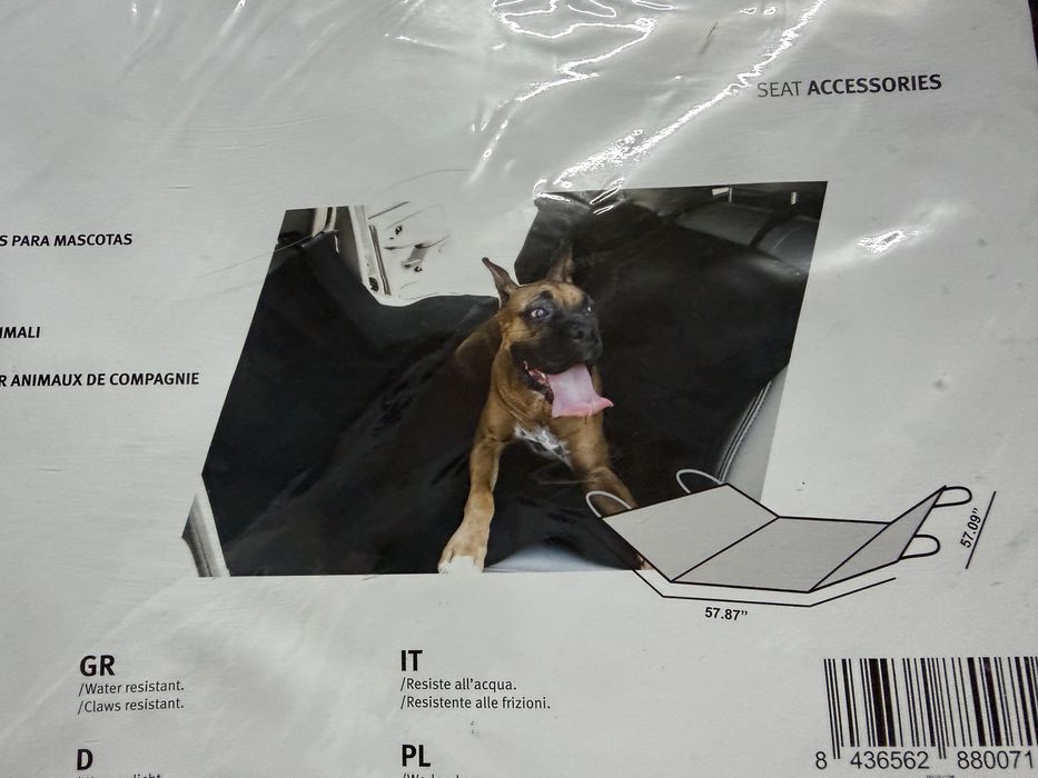 Capa/manta de proteçao para bancos traseiros para PETS da Seat. Novos