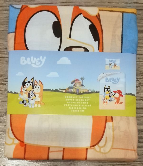 Komplet pościeli Bluey 160x200 – Oryginalna (Halantex) bawełna