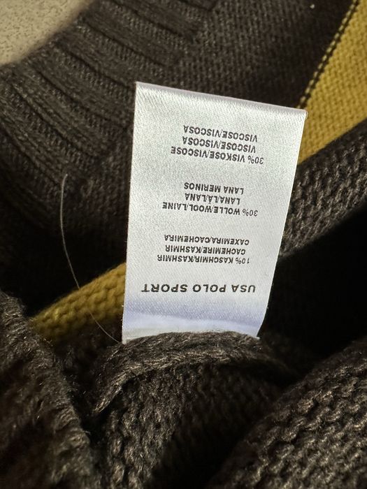 Чоловічий в'язаний светр Polo Sport USA (стиль Ralph Lauren) розмір S
