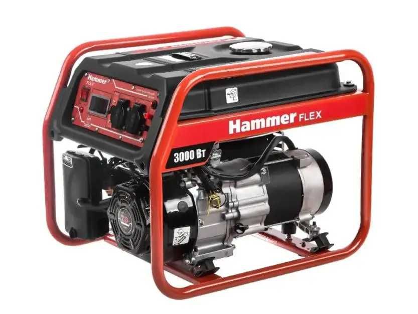 Генератор бензиновий Hammer Flex GN3000 3 кВт 4тактний двигун бак 15 л