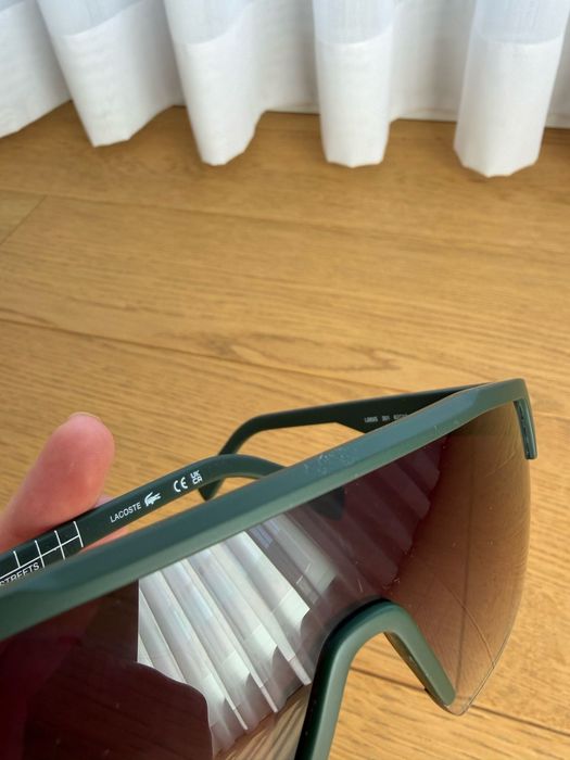 Zielone okulary przeciwsłoneczne, Lacoste L989S 301