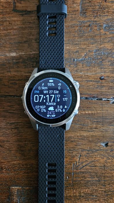 Pasek silikonowy Garmin w kolorze czarnym 20mm Quick Fit