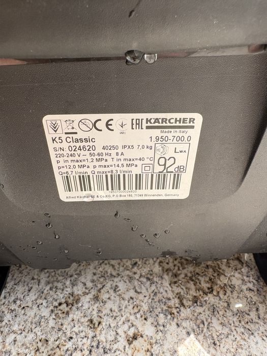 Karcher k5 classic 145 bares