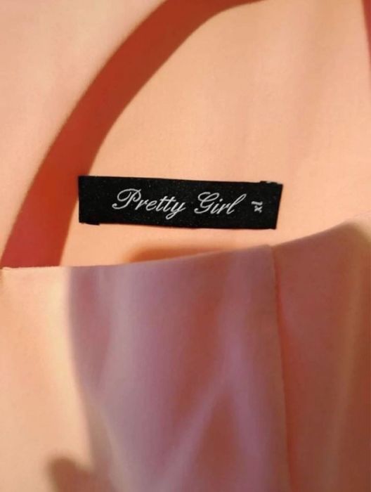 Brzoskwiniowa sukienka Pretty Girl rozmiar 42
