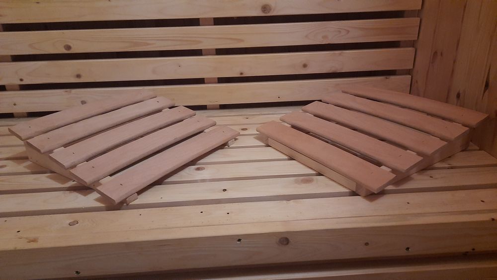 Zagłówek, podgłówek do sauny