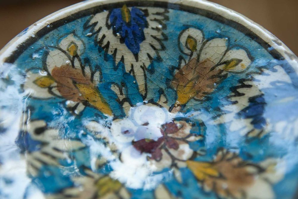 Ceramiczny talerz Persja ceramika artystyczna