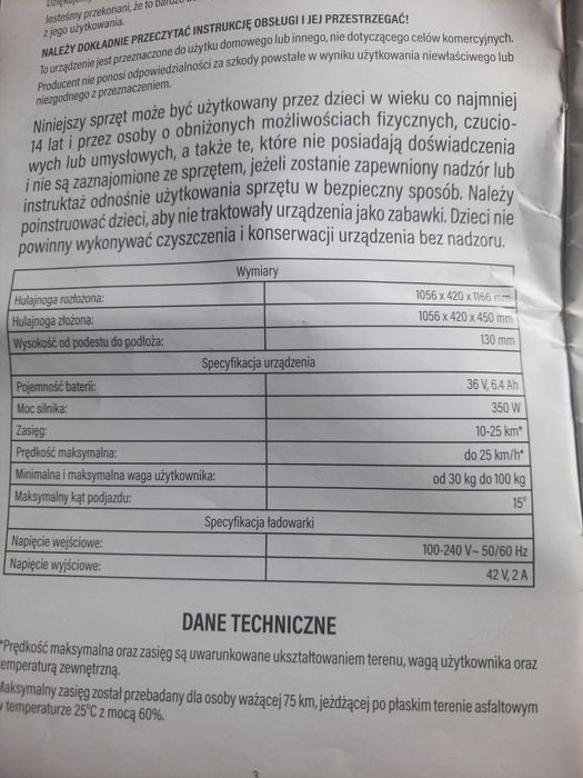Sprzedam Hulajnogę